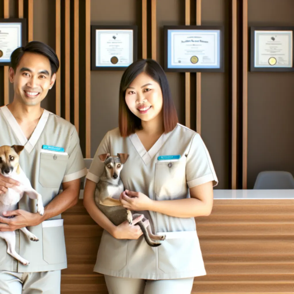 Profesjonalny zespół opieki nad zwierzętami