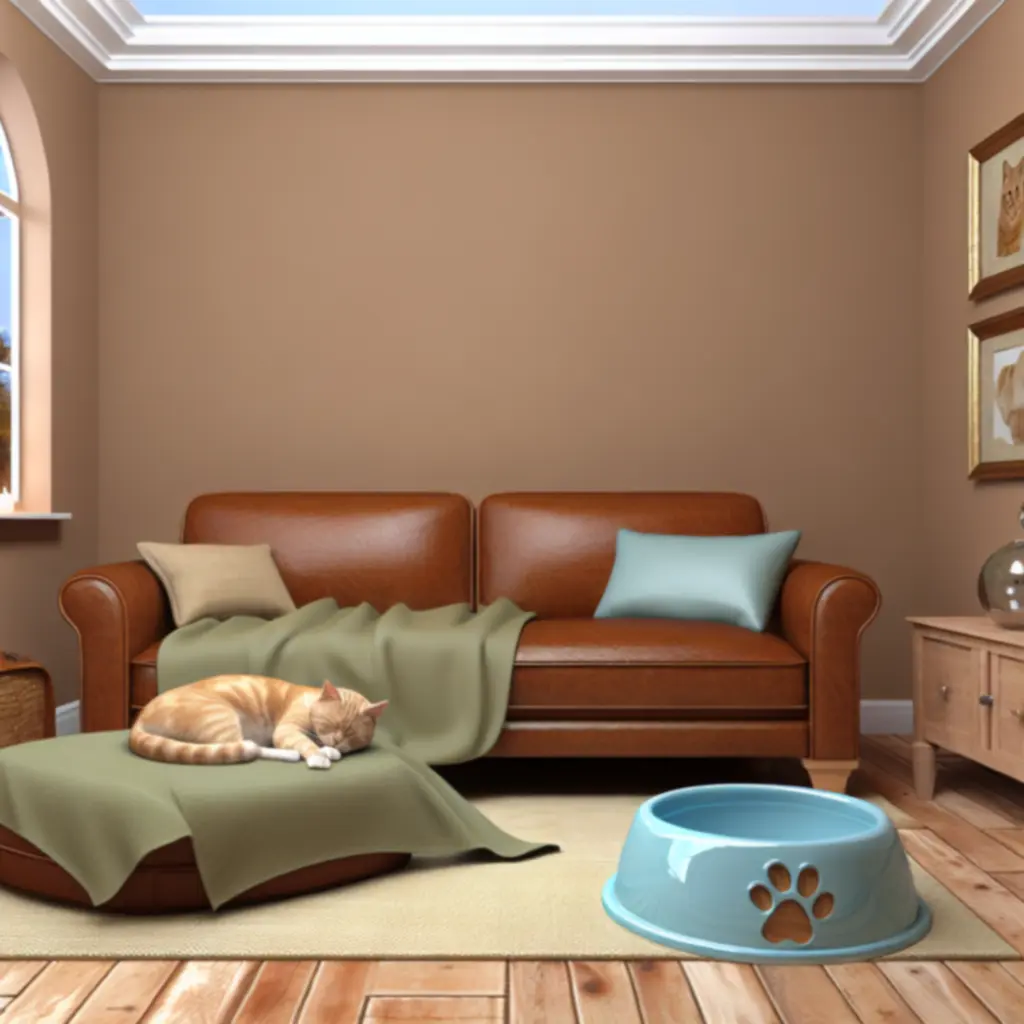 Przytulne środowisko domowe dla opieki nad zwierzęciem